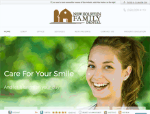 Tablet Screenshot of newholsteinfamilydental.com